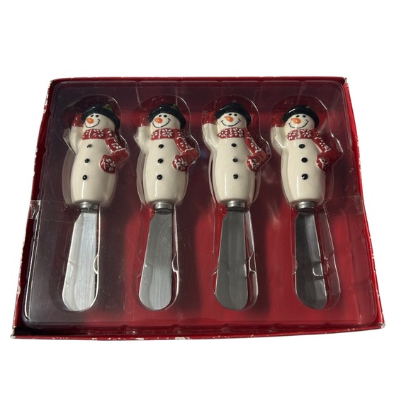 4pc. Holiday Spreading Knives - Picture 1 of 3